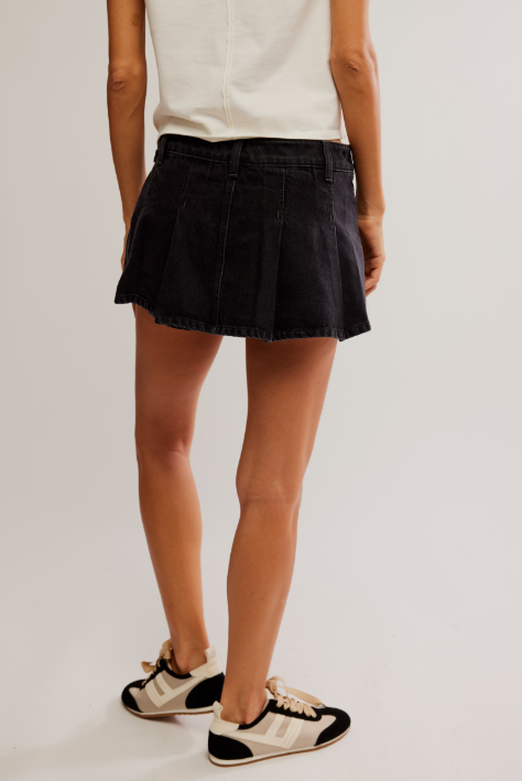 Free People Stephie Denim Skort