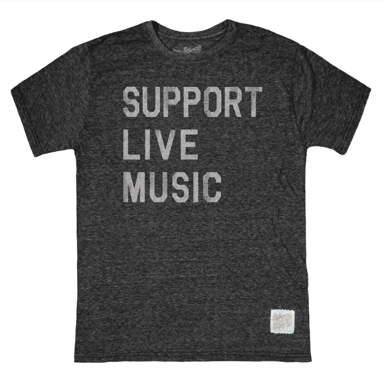 Retro Brand Support Live Music Tee
