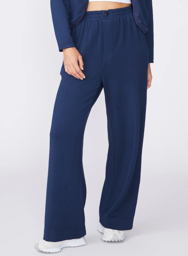 Stateside Softest Fleece Snap Wide Leg Pant