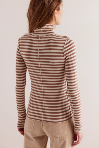 Free People Good Good Turtle Stripe Tee