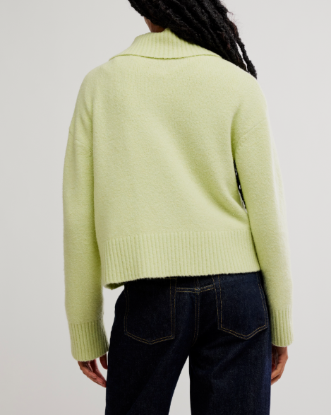Free People Trading Up Polo Sweater