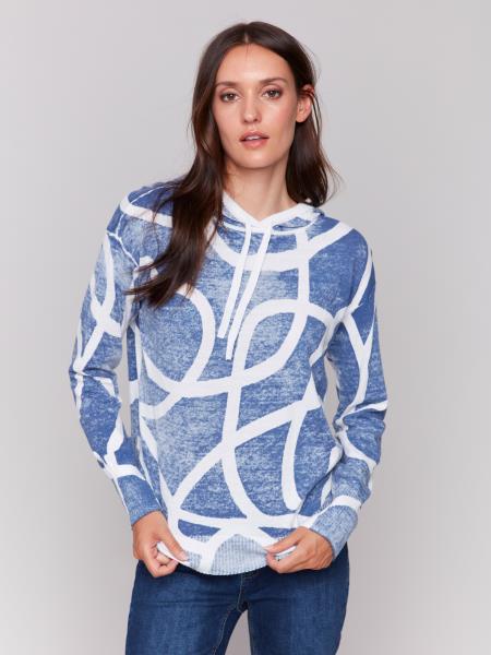 Charlie B Reverse Printed Hoodie