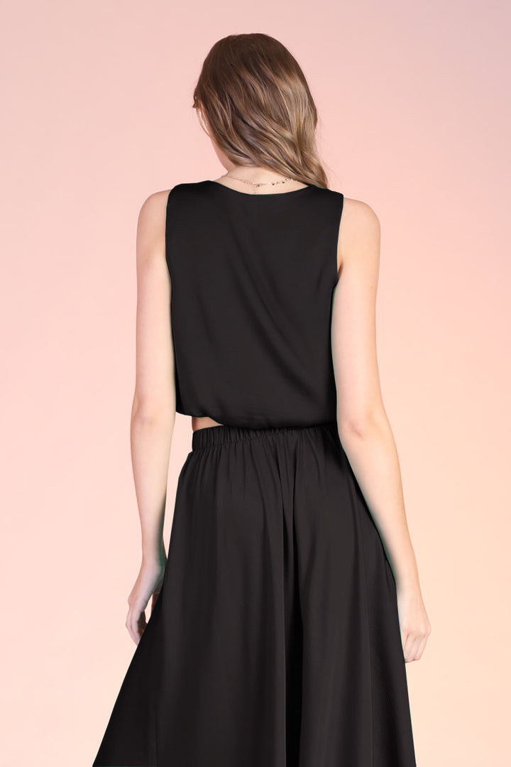 Tyche V-Neck Crop Top