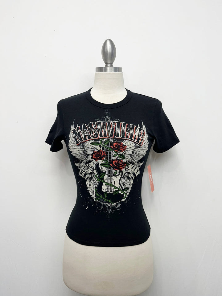 G Mini Nashville Guitar Rose Top