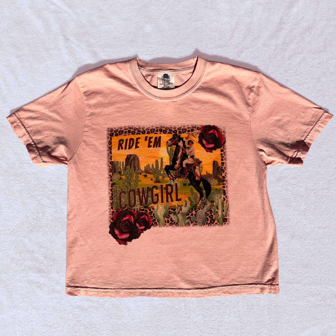 Bling A Go Go Ride Em Cowgirl Tee