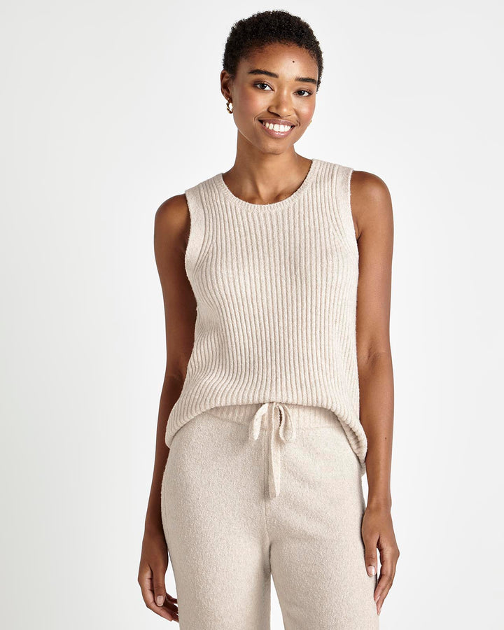 Beige shop sweater tank