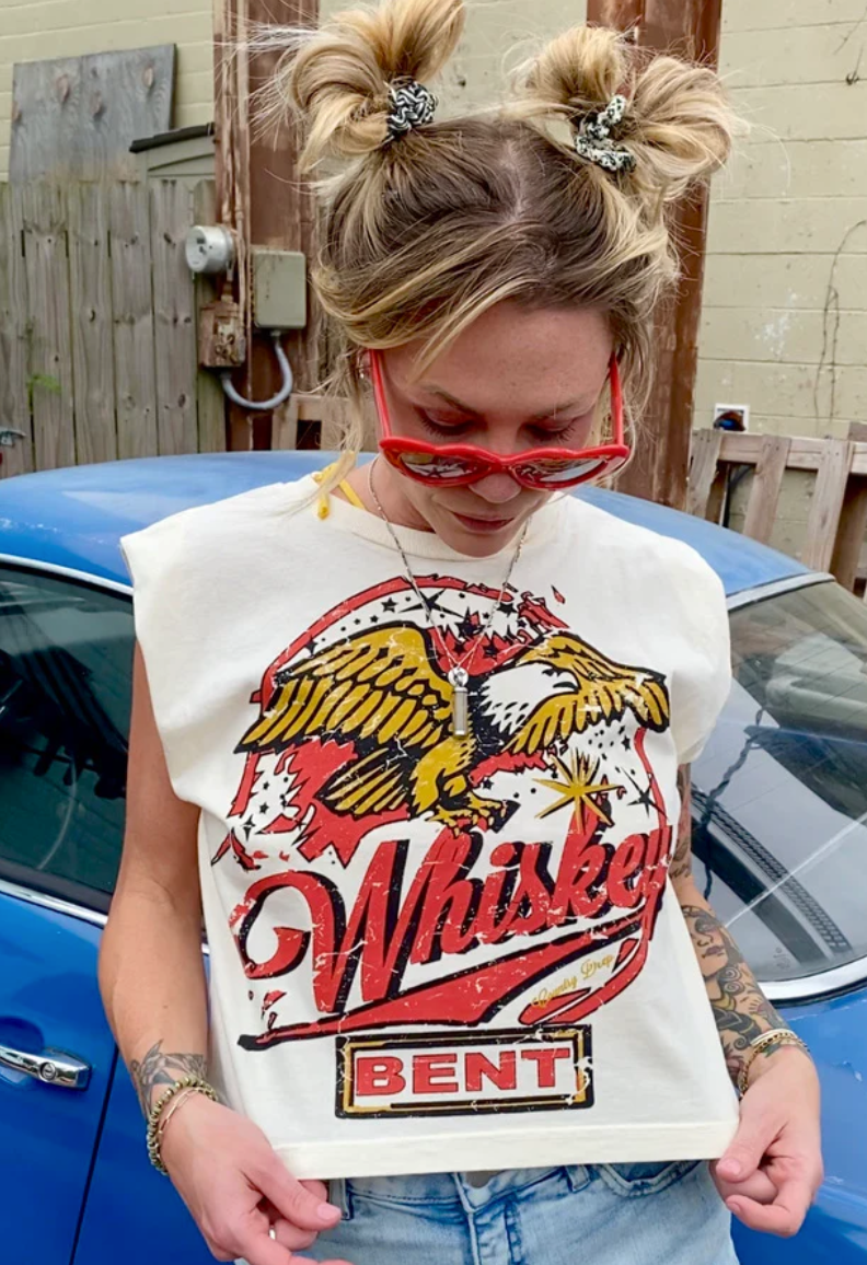 Country Deep Whiskey Bent Muscle Tee