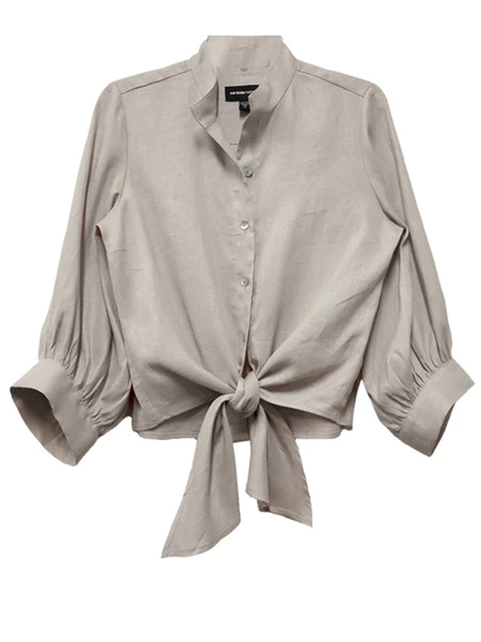 Fifteen Twenty Linen Tie Front Top