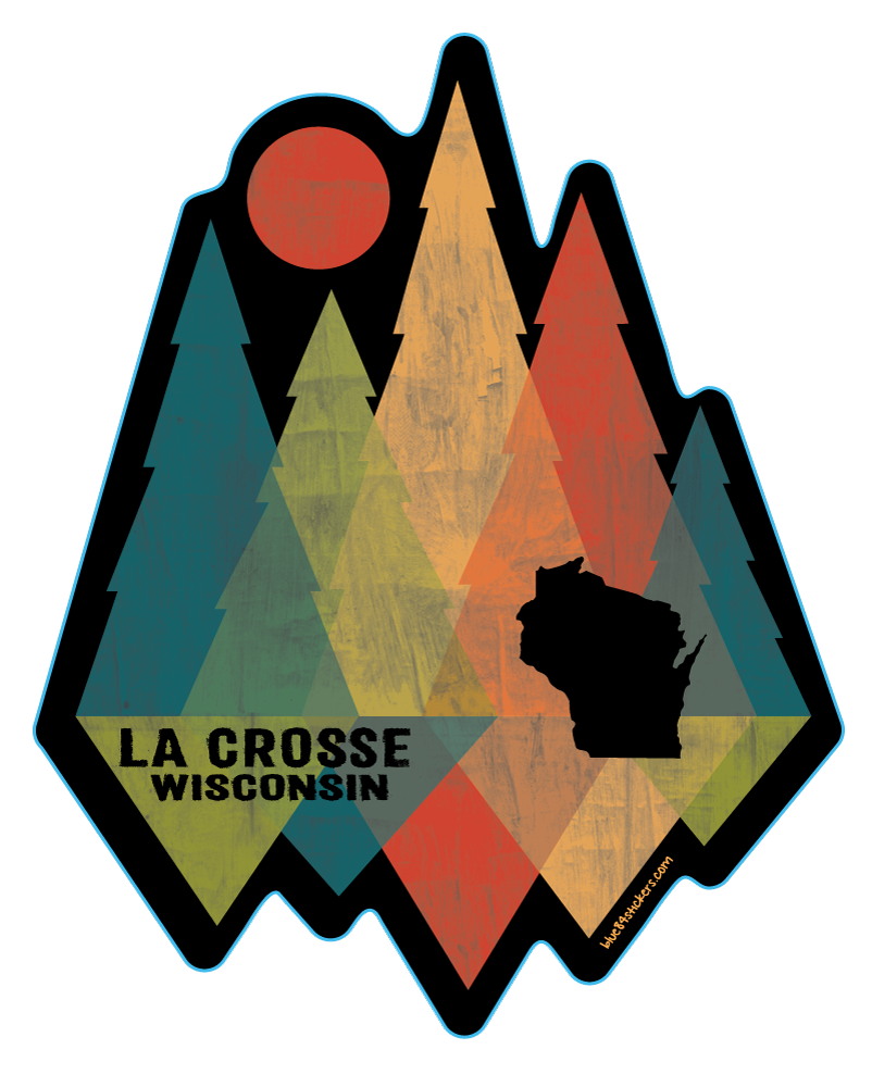 Lakeshirts Shard Pines La Crosse, Wisconsin Sticker Dales Clothing