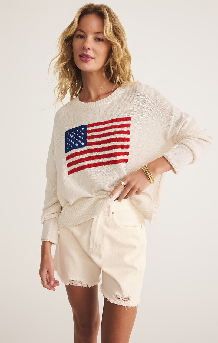 Z Supply Sienna Patriot Sweater