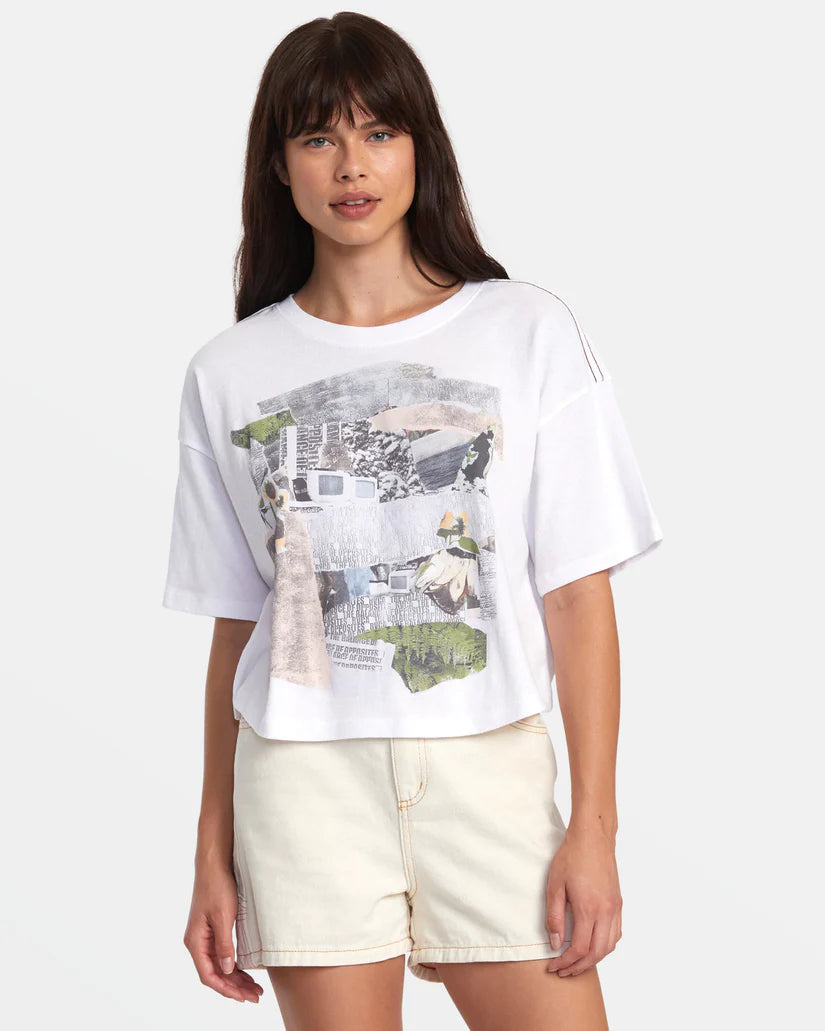 RVCA Boyfriend Crop Tee