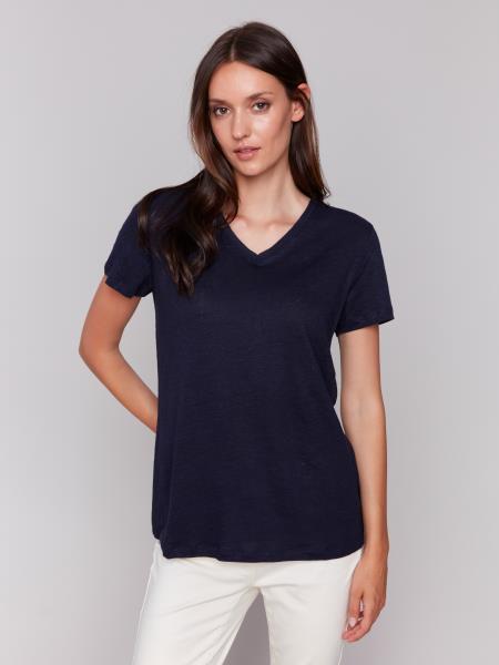 Charlie B Short Sleeve V-Neck T-Shirt