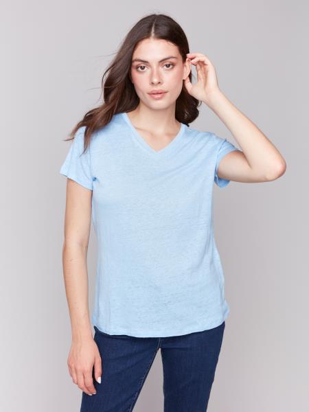 Charlie B Short Sleeve V-Neck T-Shirt