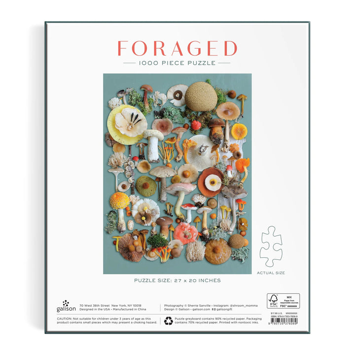 Chronicle Books Galison Puzzle 1000 Piece Foraged Puzzle