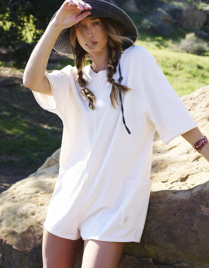 Free People Movement Hot Shot Tee Romper Coddy