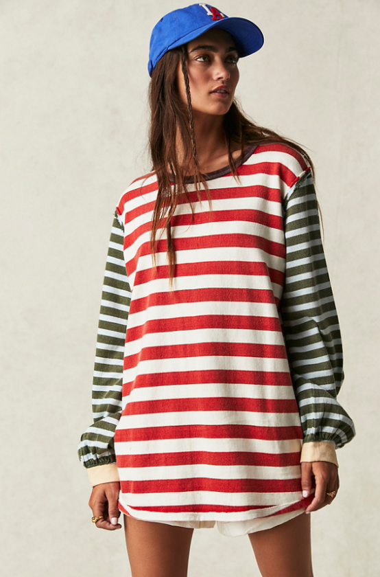 Free People Sawyer Stripe Tee