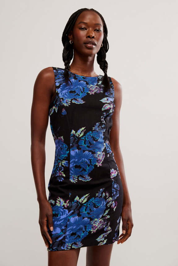 chinese dress ladies FREE PEOPLE MANDELINE BLACK MINI – Envy by Melissa Gorga