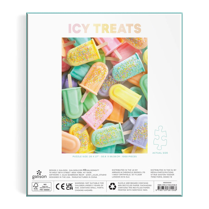 Chronicle Books Galison Puzzle 1000 Icy Treats