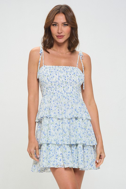 Lovely Day Chelsea Chiffon Print Dress