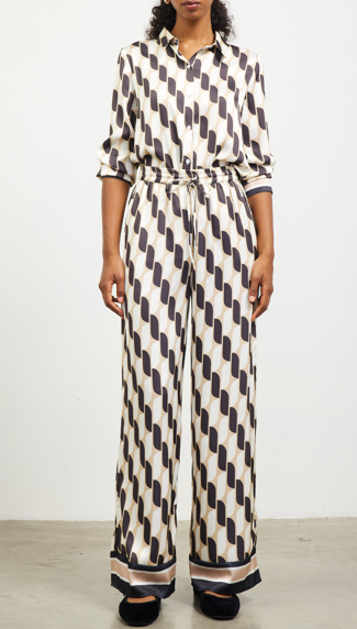 Skies Are Blue Printed Pajama Pants