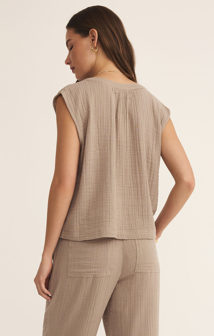 Z Supply Cliffside V-Neck Airy Top