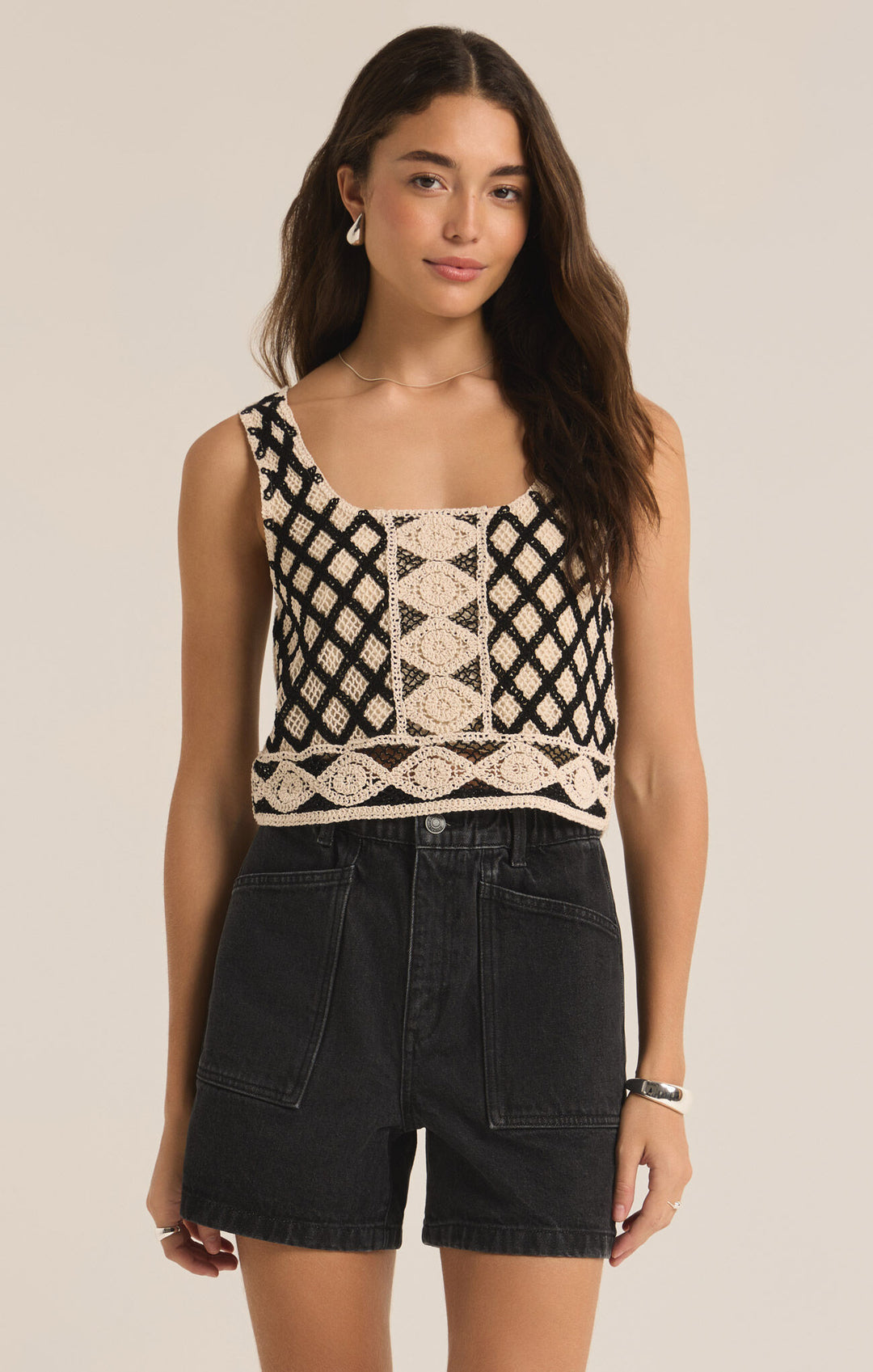 Z Supply Calle Crochet Tank