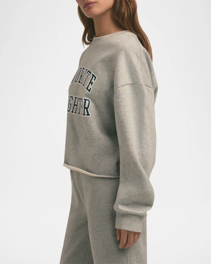 Favorite Daughter Cropped Collegiate Sweatshirt