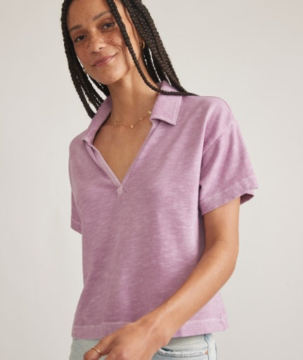 Marine Layer Vintage Slub Polo Tee