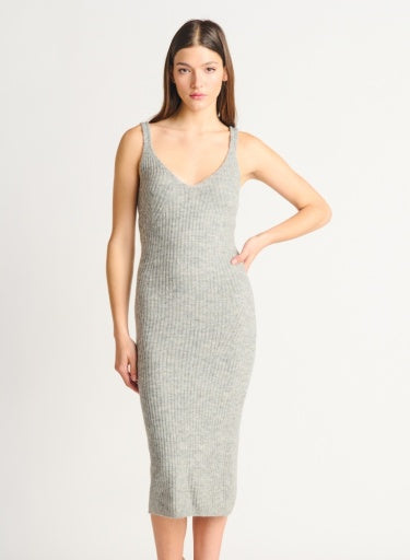 fitted lace wedding dress Curve Ribbed Strappy Maxi Dress – Fashion//SZN main image 1