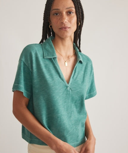 Marine Layer Vintage Slub Polo Tee