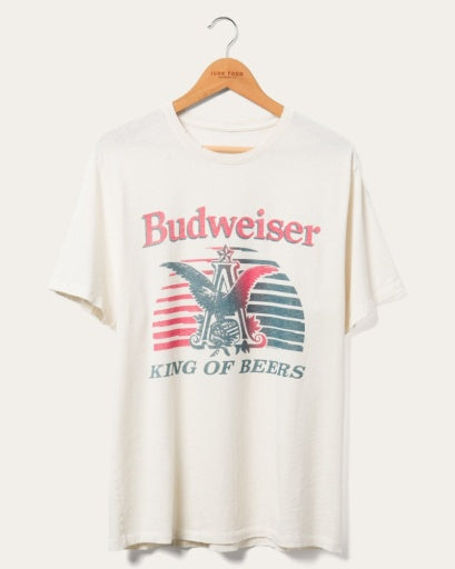 Junk Food Bud Lager Beer Tee