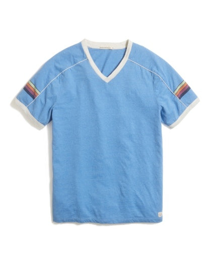 Marine Layer Varsity V Neck Tee