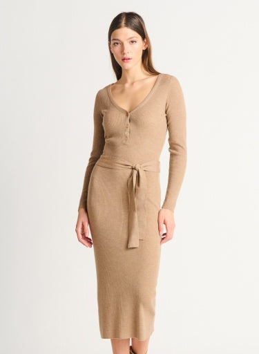 Dex Belted Midi Sweater Dress  Dales Clothing for Men and Women