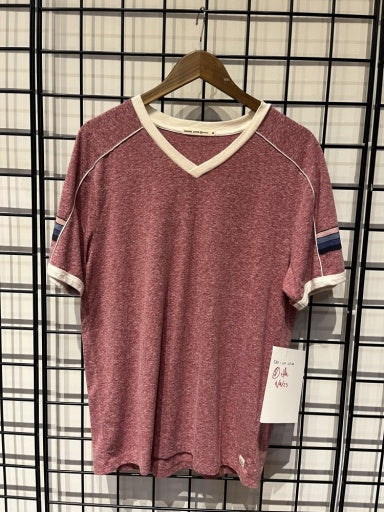 Marine Layer Varsity V Neck Tee