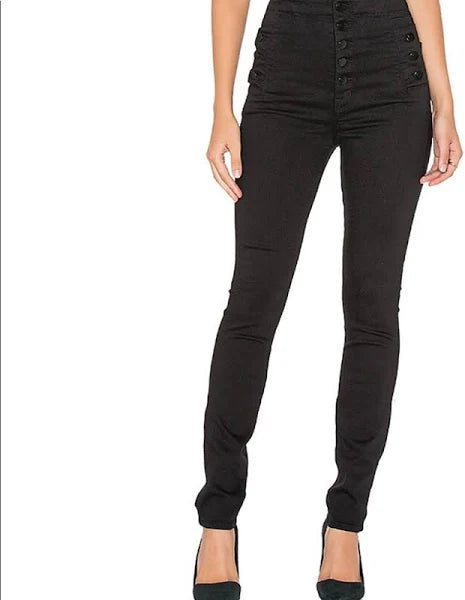 J Brand - Natasha Sky - Jean skinny taille haute, sérieusement noir