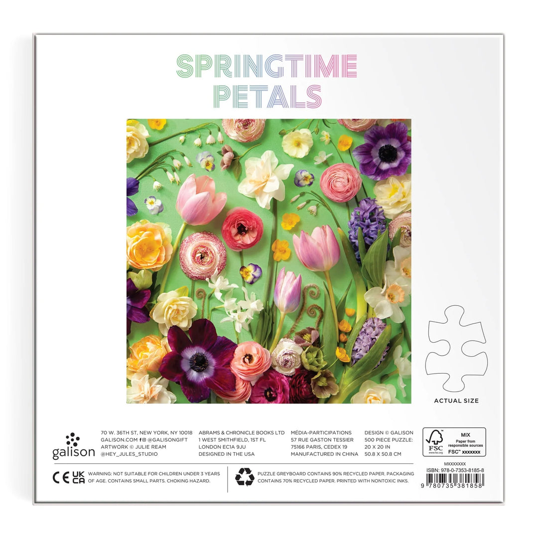 Chronicle Books Galison Puzzle 500 Springtime Petals