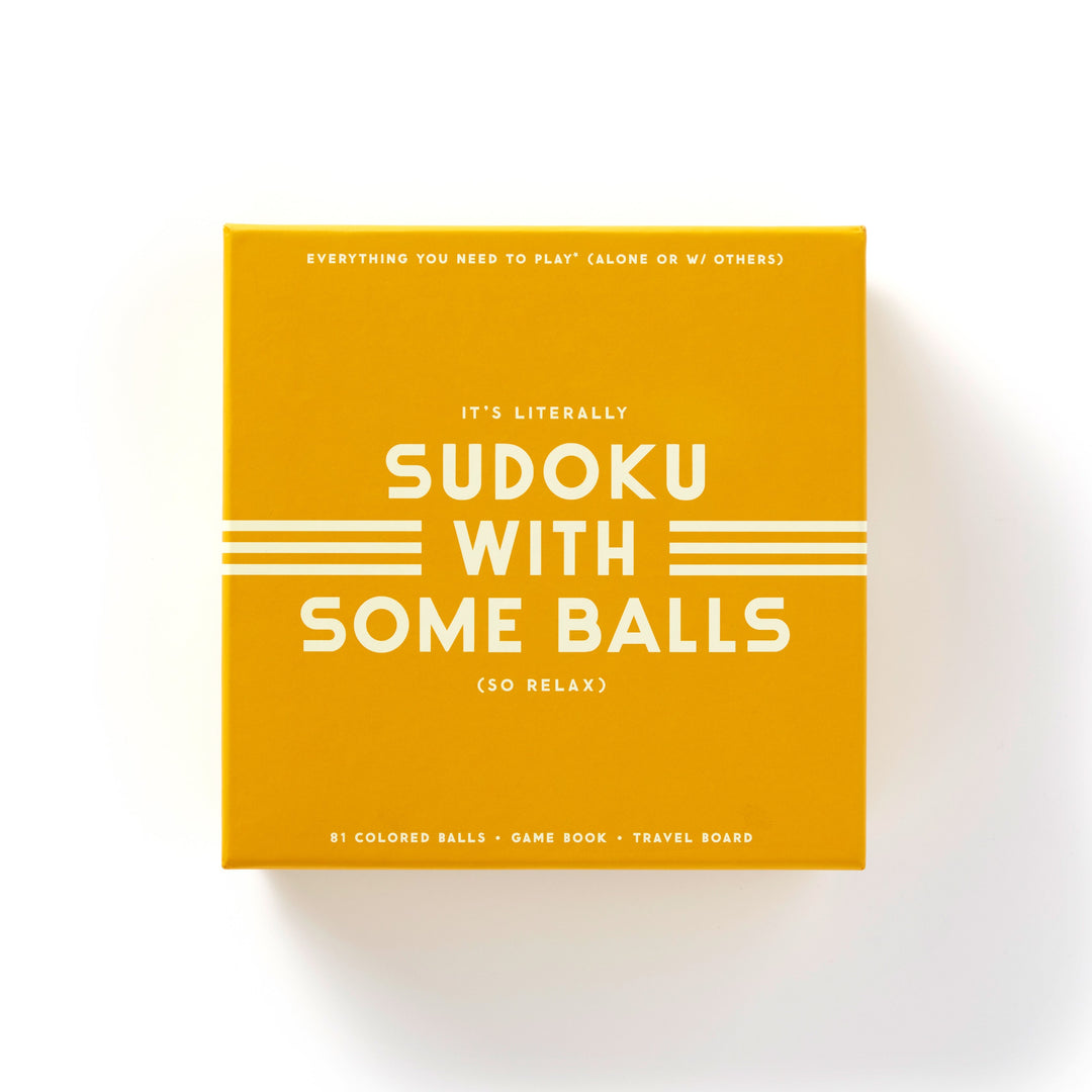 Chronicle Books Brass Monkey Sudoku With Some Balls Game Set