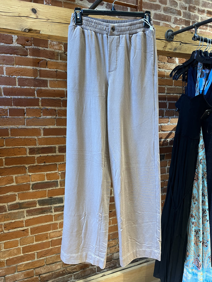 Stateside Softest Fleece Snap Wide Leg Pant