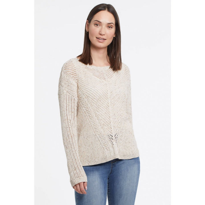 Pull Tribal L/S à Col Rond