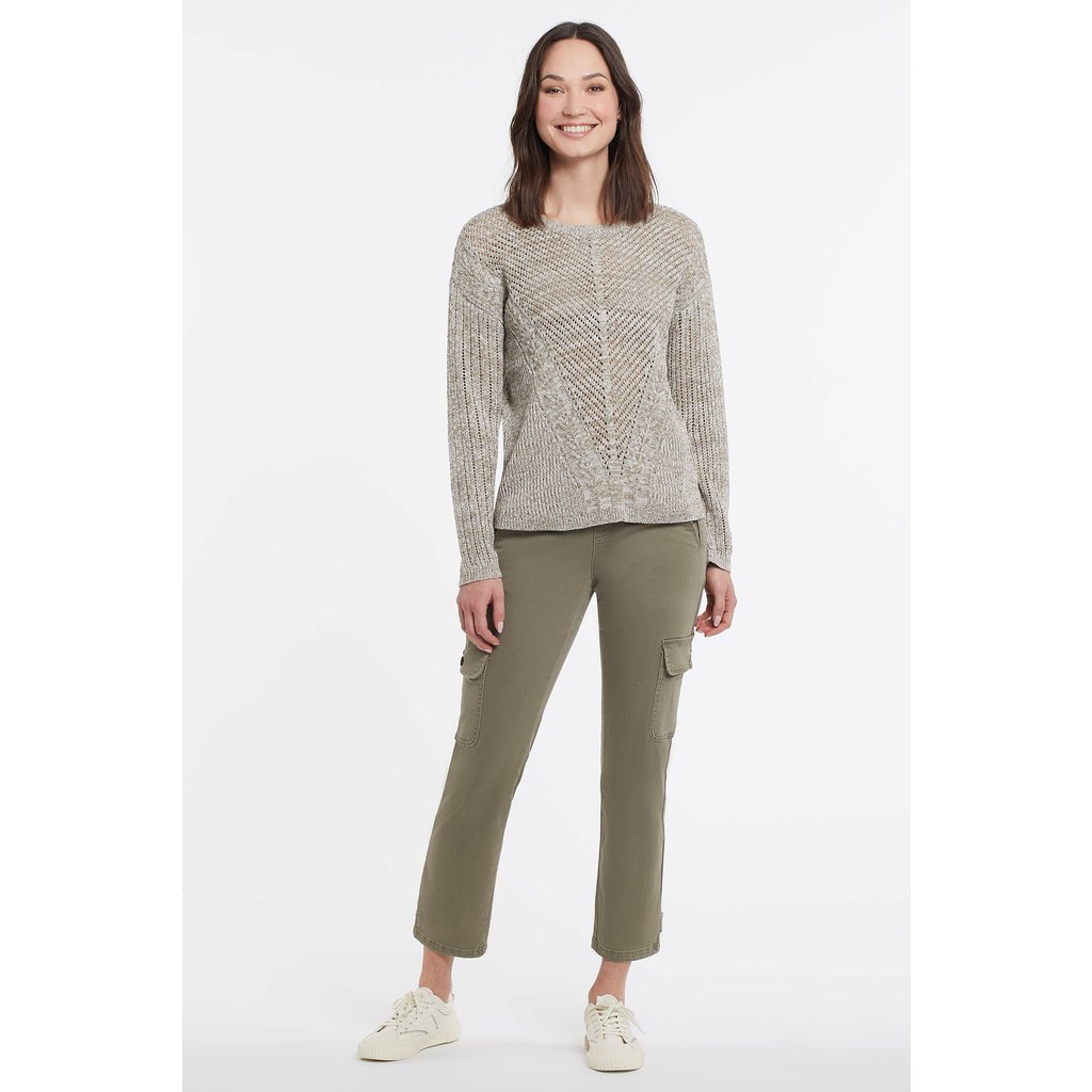 Pull Tribal L/S à Col Rond