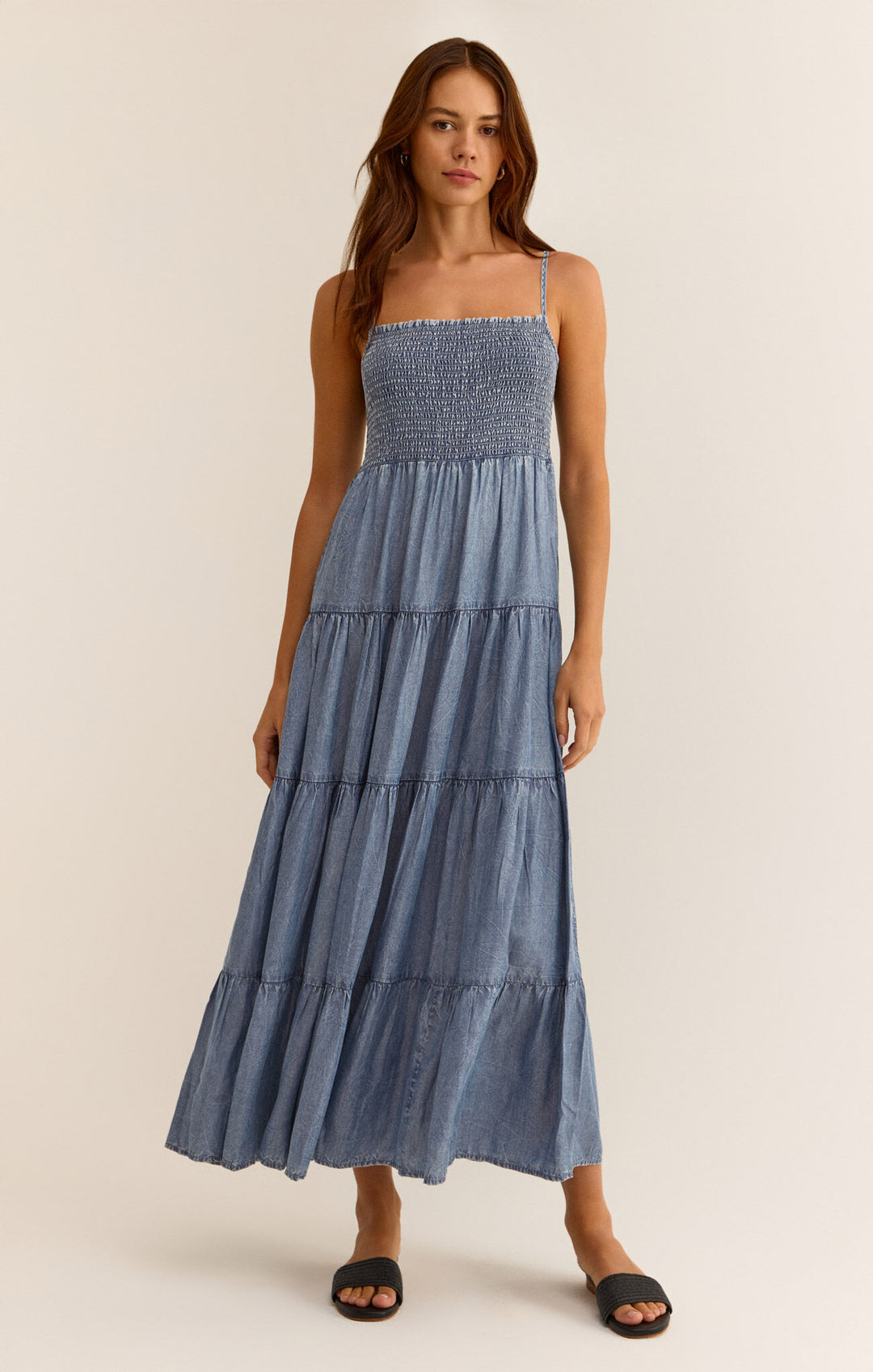 Z Supply Balos Chambray Midi Dress