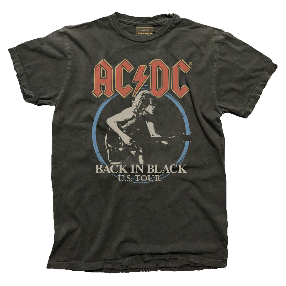 Retro Brand AC/DC Black Label Tee