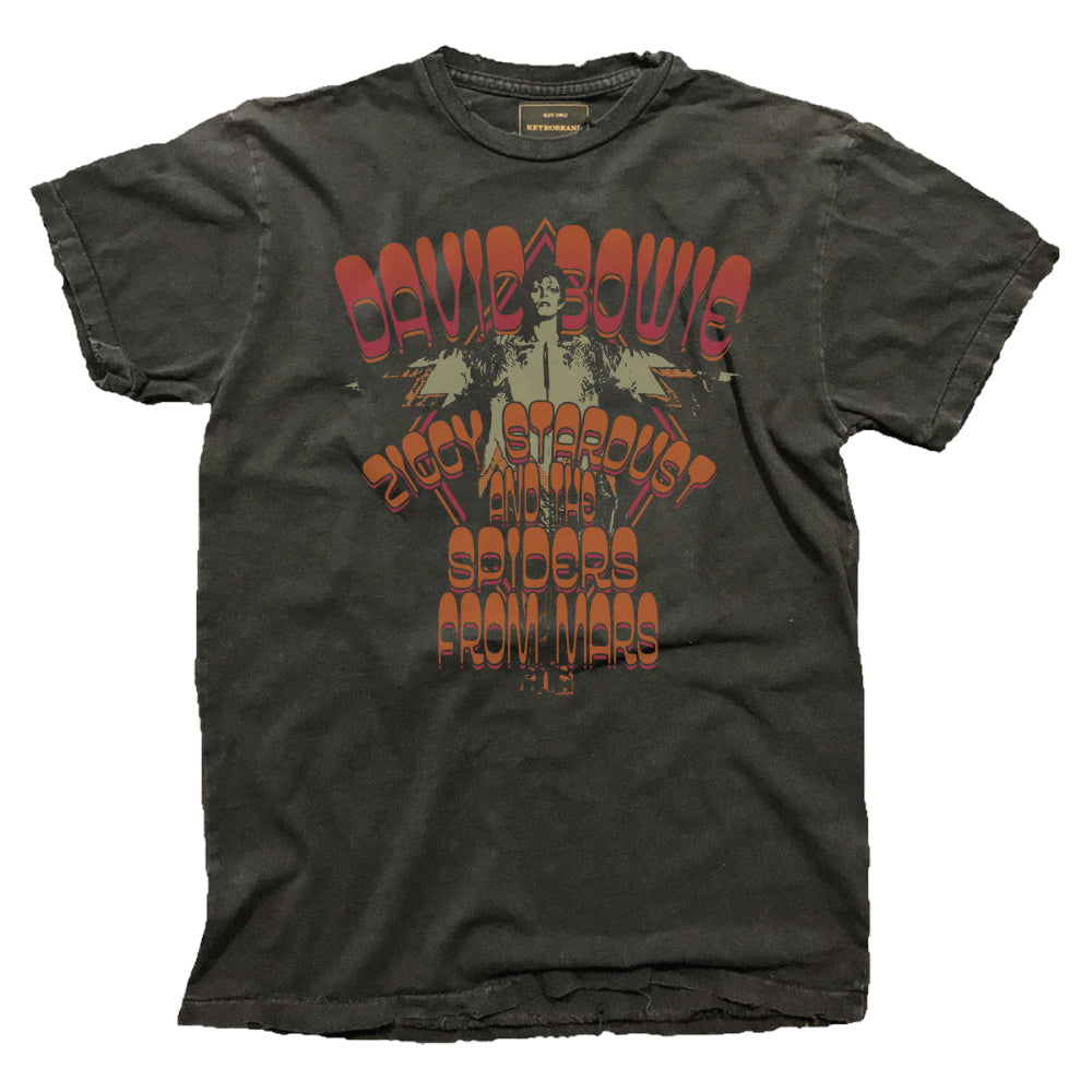 Retro Brand David Bowie Black Label Tee