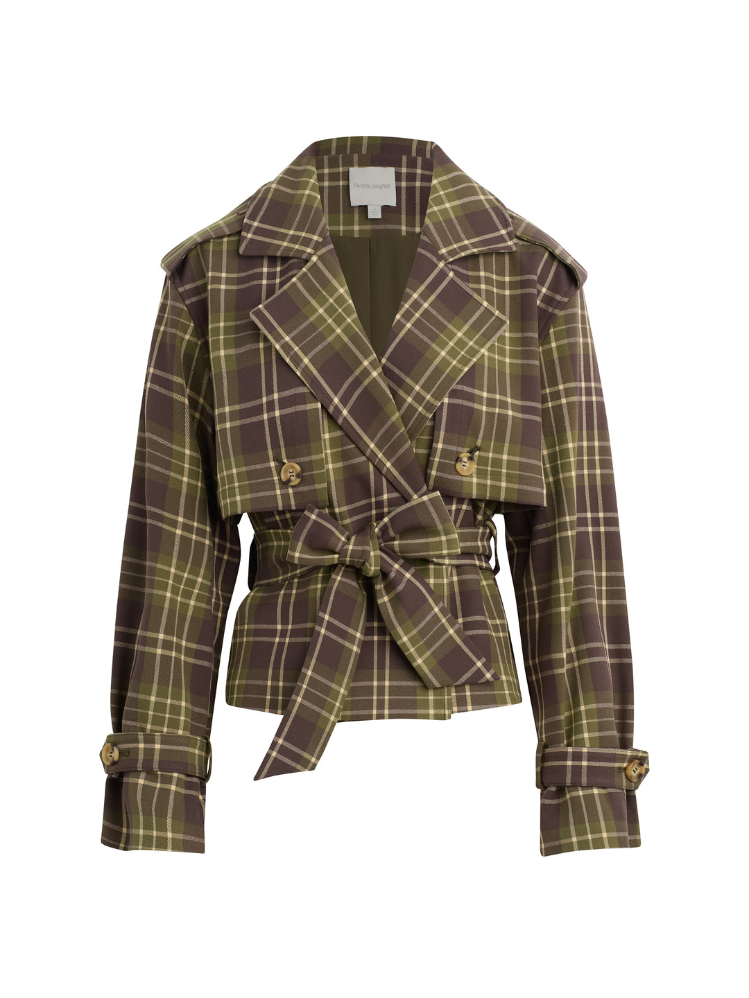 Favorite Daughter The Cropped Charles Trench Jacket