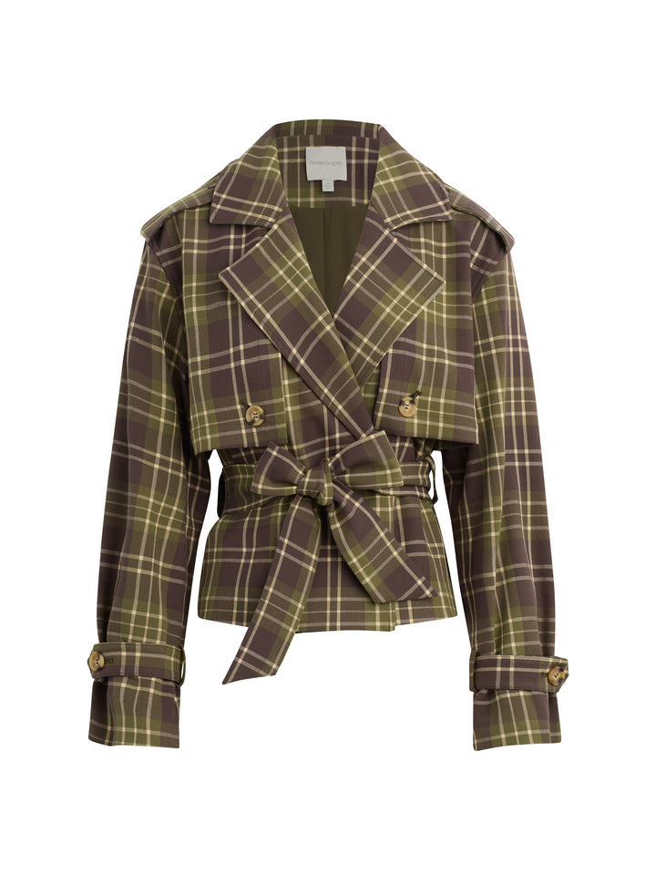 Favorite Daughter The Cropped Charles Trench Jacket
