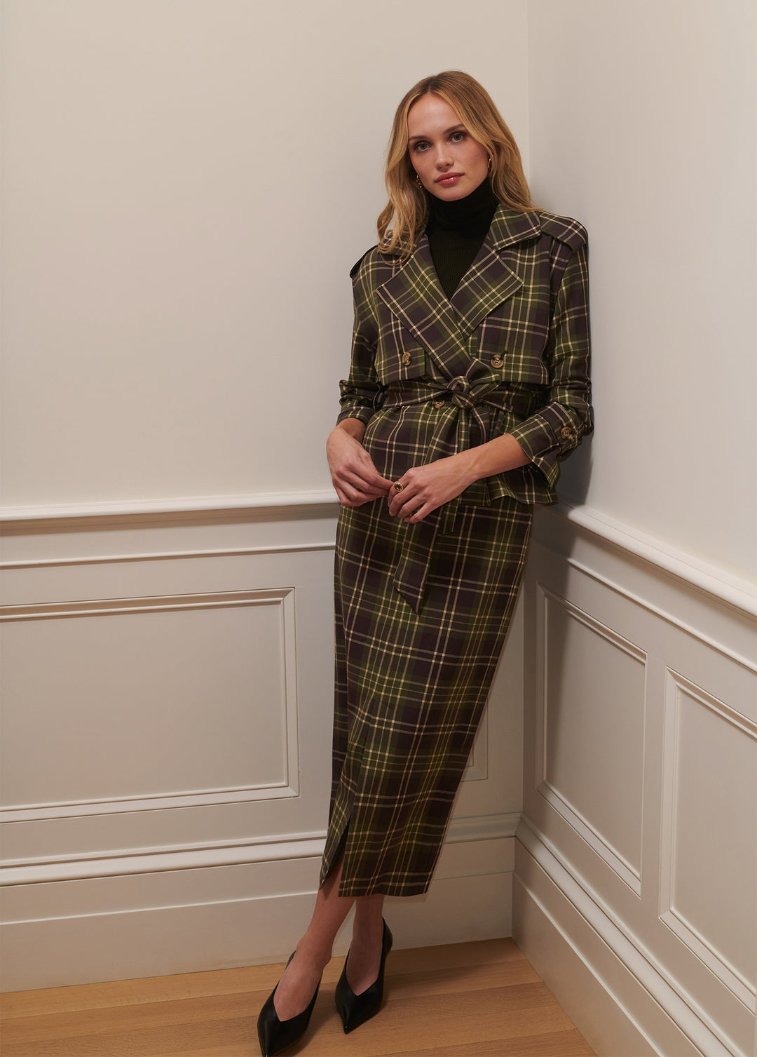 Favorite Daughter The Cropped Charles Trench Jacket