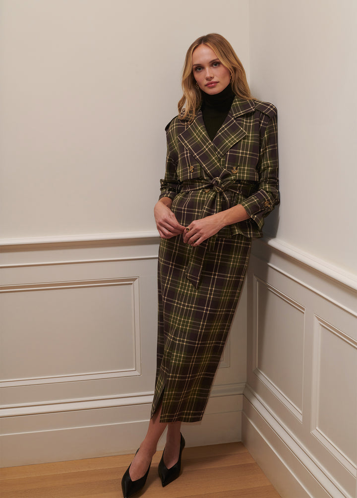 Favorite Daughter The Cropped Charles Trench Jacket