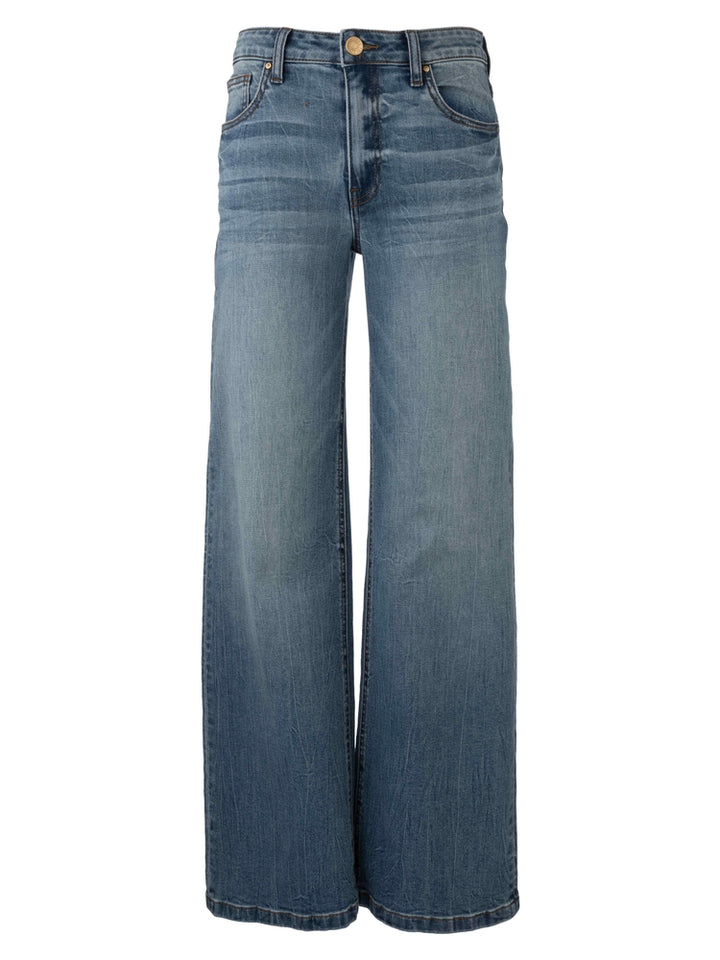 Kut High Rise Wide Leg Clean Hem Jean