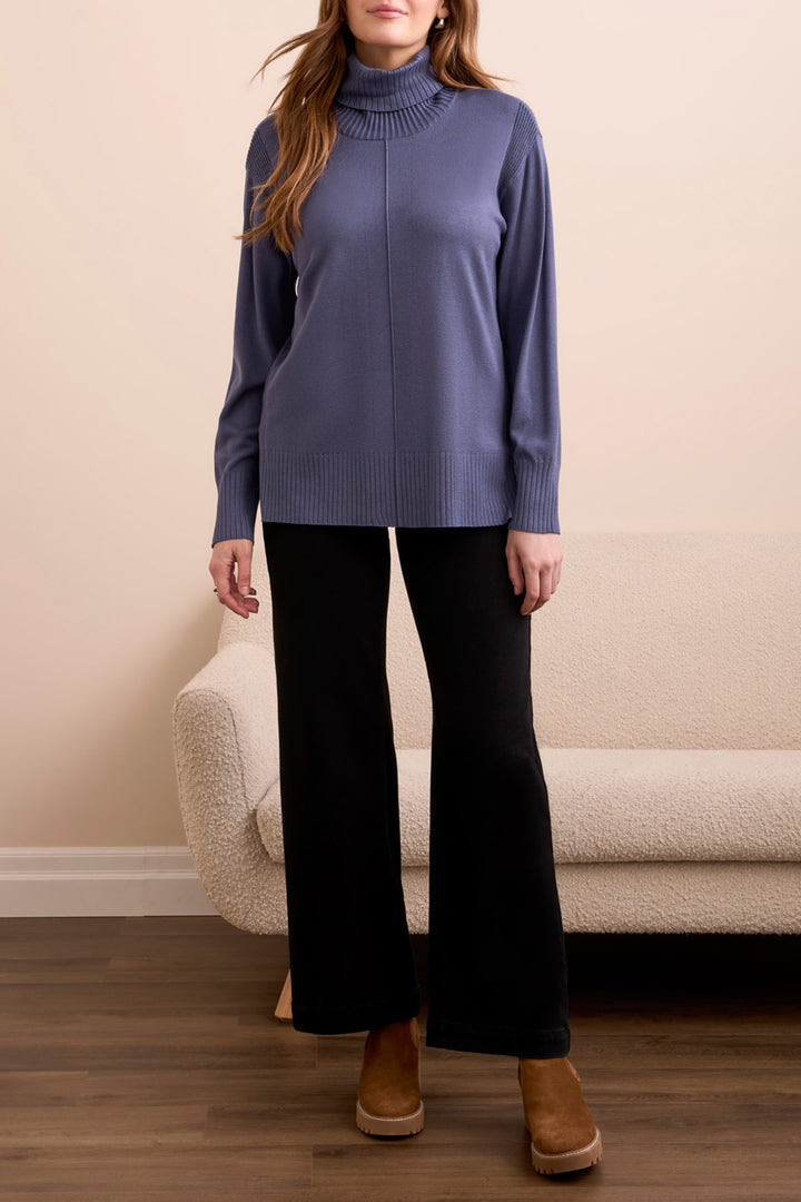 Tribal Long Sleeve Turtle Neck Sweater