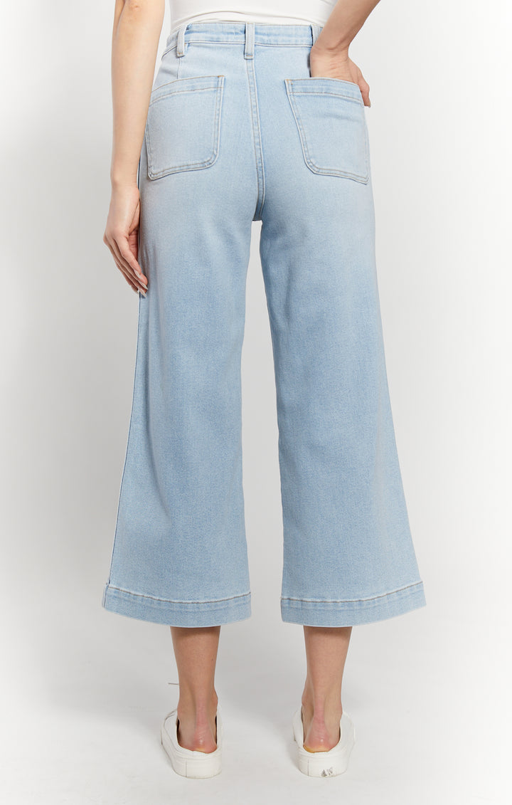 OAT High-Rise Wide Leg Crop Jean